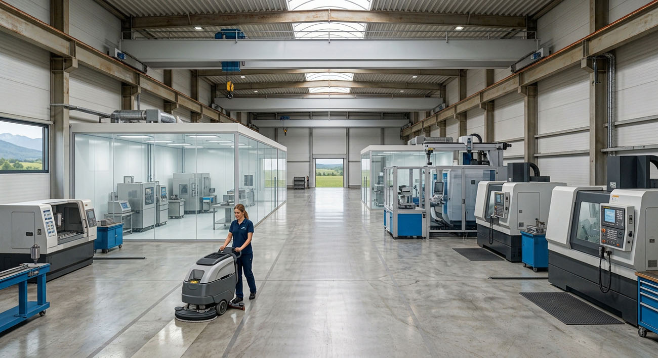 Upratovanie a čistenie hál a priemyselných objektov Banská bystrica a Zvolen